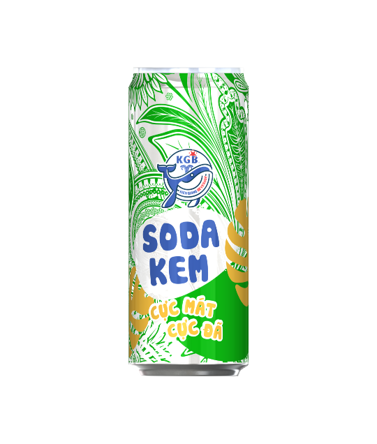 NƯỚC UỐNG CÓ GAS KGB VỊ SODA KEM